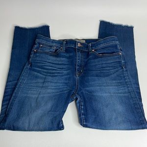 Point Sur J. Crew Hightower Straight Cropped Jeans B0763 size 31